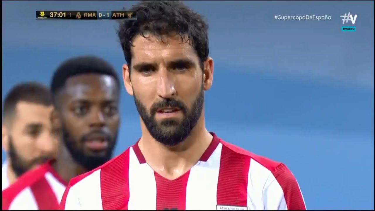 Raul Garcia penalty GOAL vs Real Madrid - Athletico Bilbao 2-0 Real Madrid | Super Cup 14/01/2021
