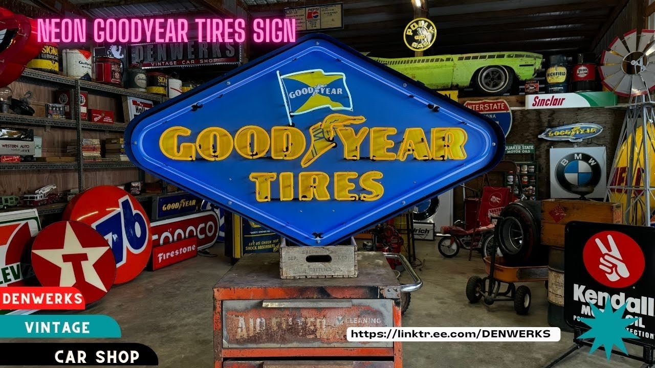 Neon Goodyear Tires Sign