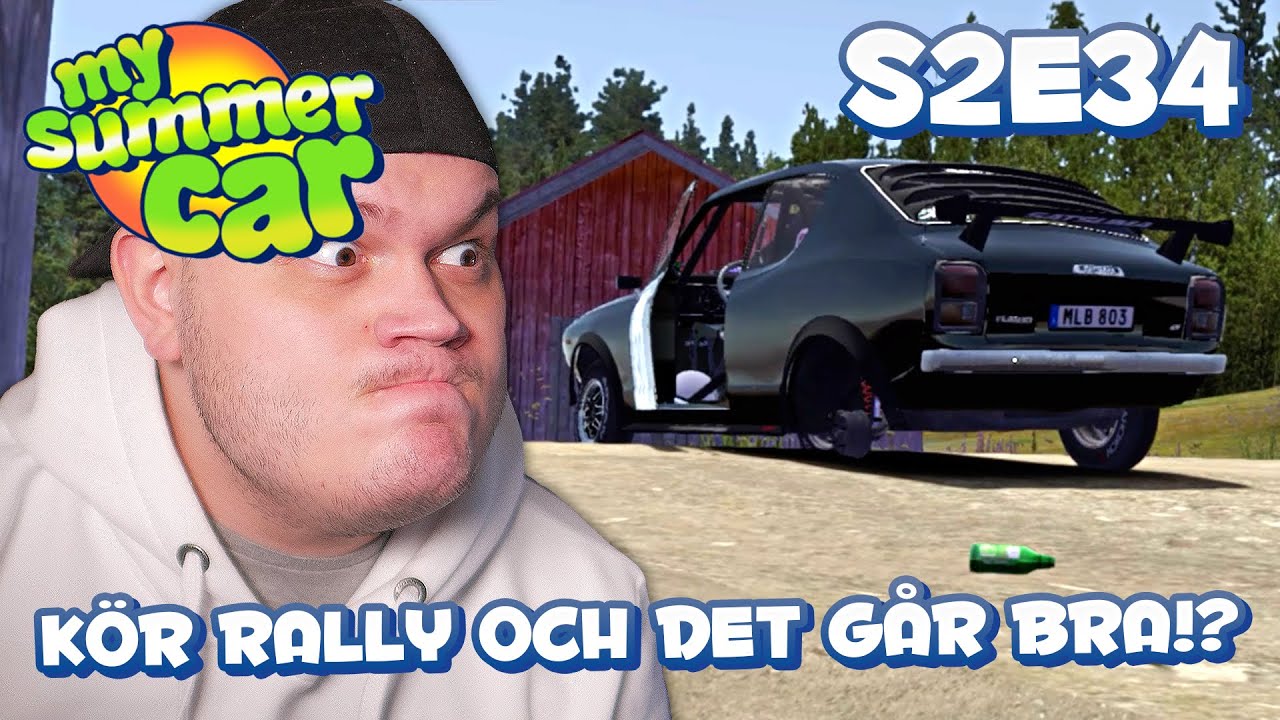 KÖR DET EFTERLÄNGTADE RALLYT SEN HÄNDER DETTA!  - MY SUMMER CAR - S2E34