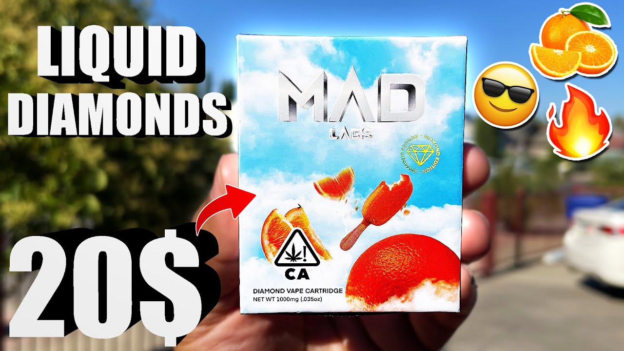 This ORANGE CREAMSICLE by MAD LABS was CREAMY ASF! | Mad Labs Liquid Diamonds | CHEAP CARTS #82