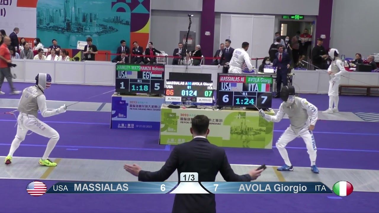2023 145 T16 04 M F Individual Shanghai CHN GP YELLOW AVOLA ITA vs MASSIALAS USA