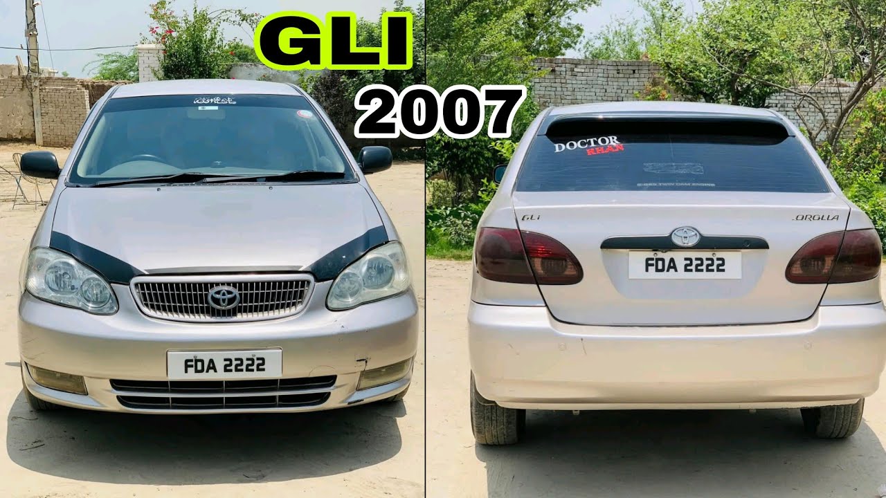 Homed Uasd Toyota Corolla Gli 2007 Model For Sale In Pakistan 