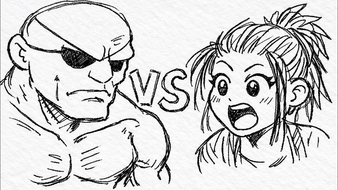 Street Fighter 6 Sagat VS Jaime