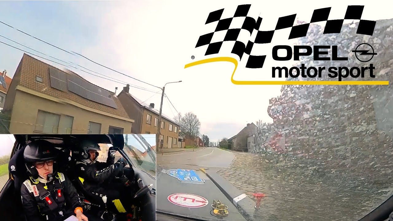Short rally Moorslede 2024 Onboard | Opel Ascona A | SS 2 Dadizele