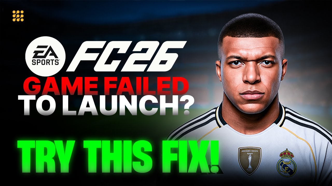 Fix EA FC 26 Game Launch Issue | &ldquo;An Error On Our End&rdquo; Explained & Solved
