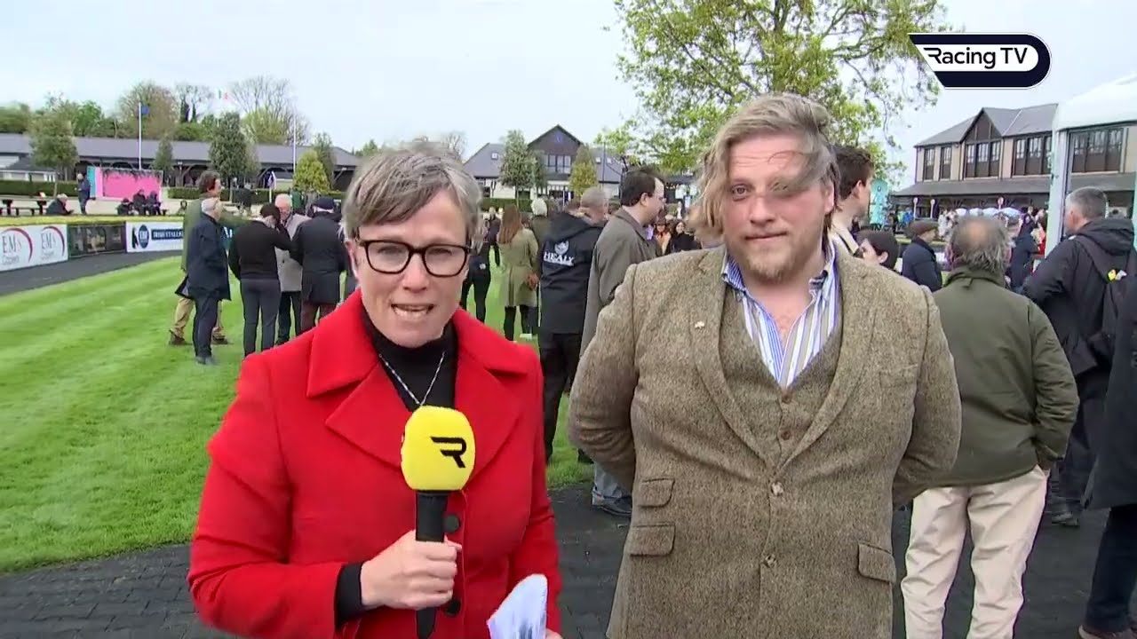 Lydia Hislop of Racing Tv interviews Diarmuid O Donovan about Blood-Stock com - Punchestown 2024