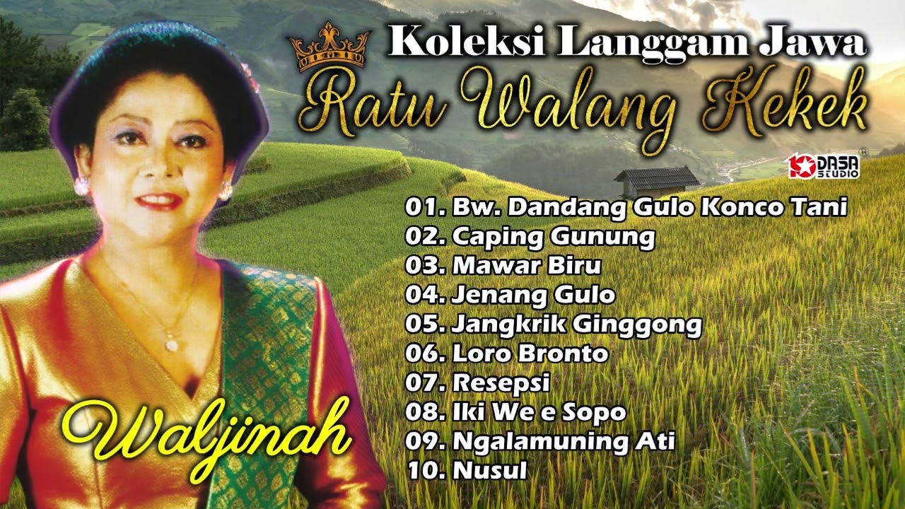 Koleksi Langgam Jawa ''Ratu Walang Kekek '' WALDJINAH #dasastudio