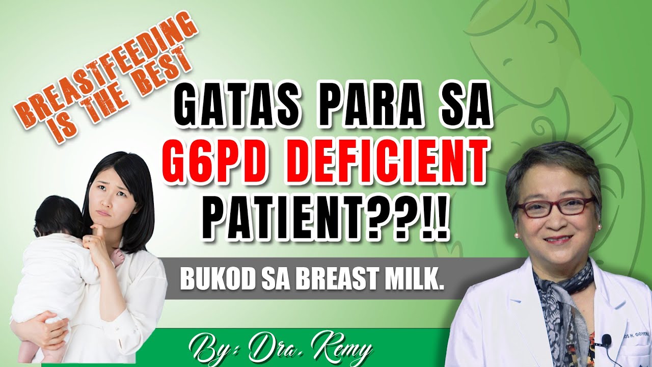 Gatas para sa g6pd patient??!! (Bukod sa breast milk...)