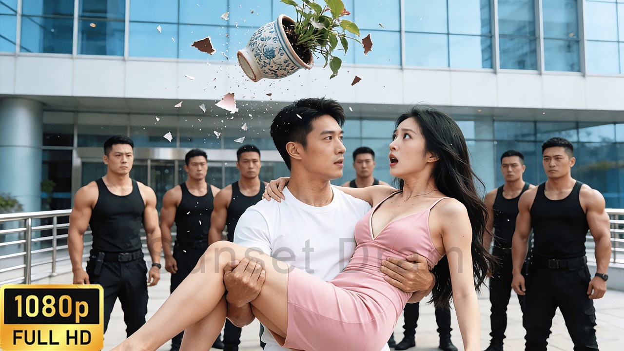 Young man saved a beauty injured by vase. Hired as bodyguard, he prevented a billion corporate loss.