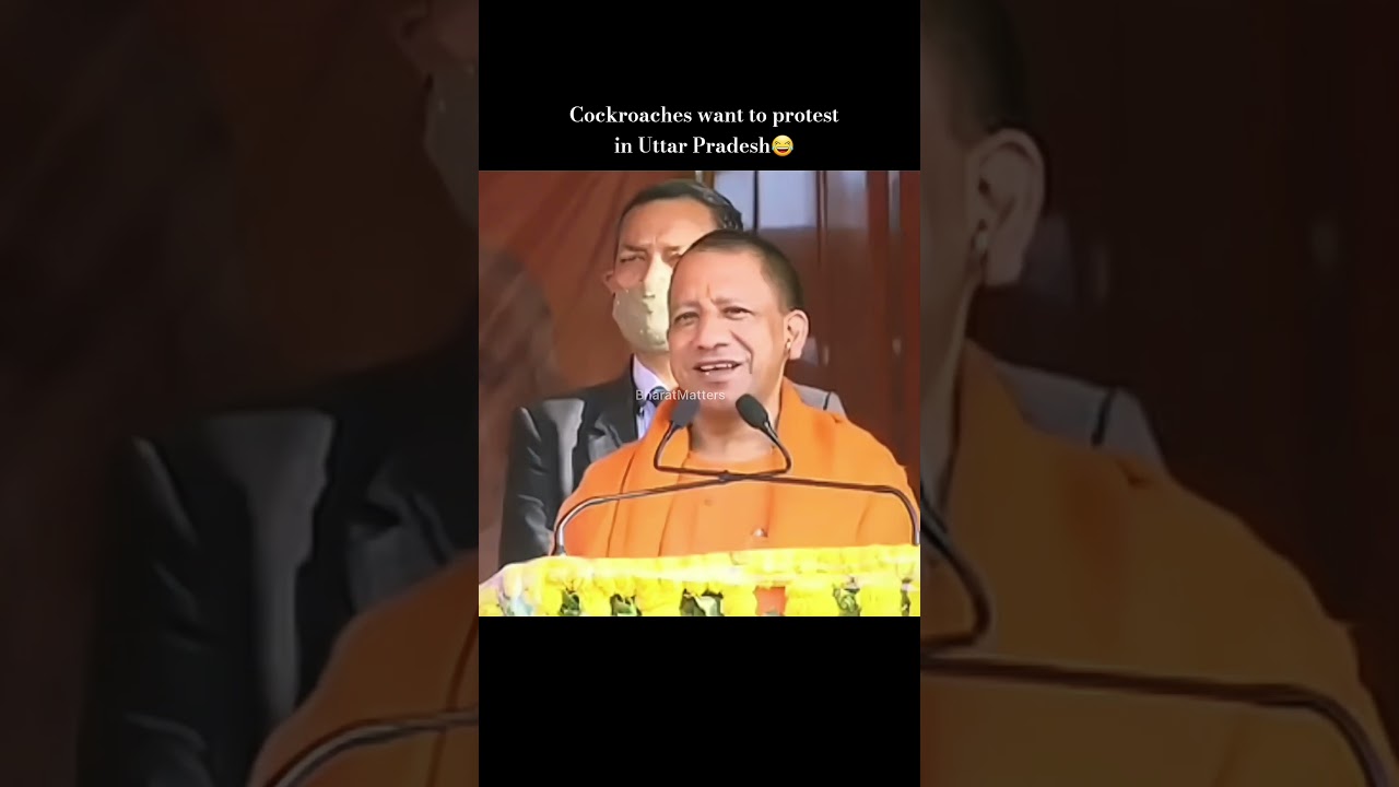 RIP in advance for Cockroach Janta Party 😂🤣 #yogiadityanath