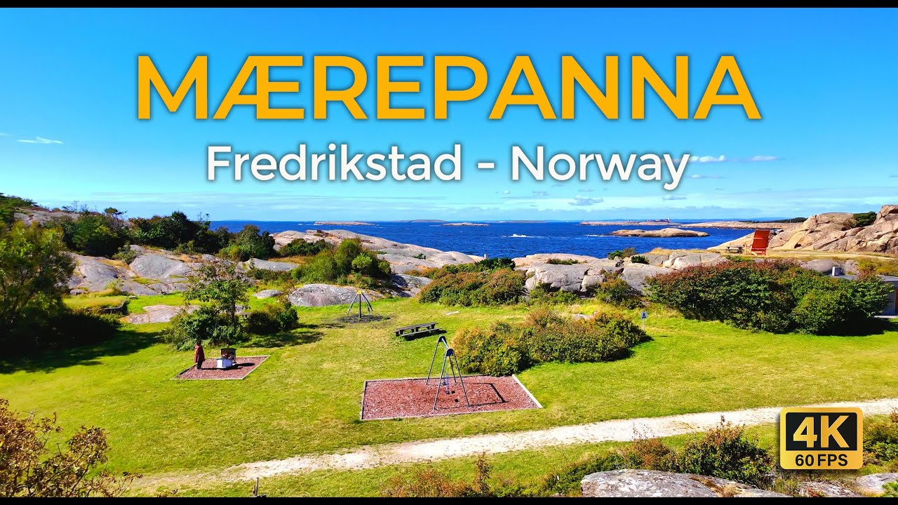 M&aelig;repanna walking tour, Fredrikstad Norway 4K