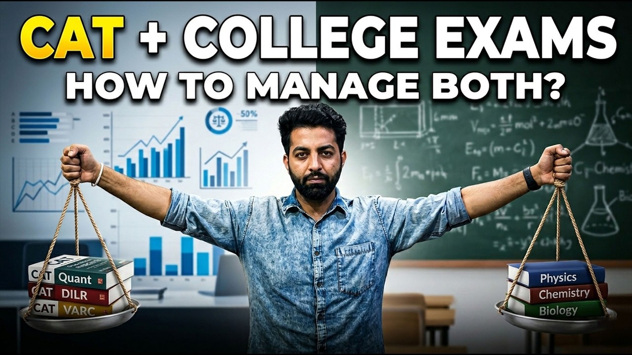 How to manage College Exams with CAT Preparation - day wise schedule