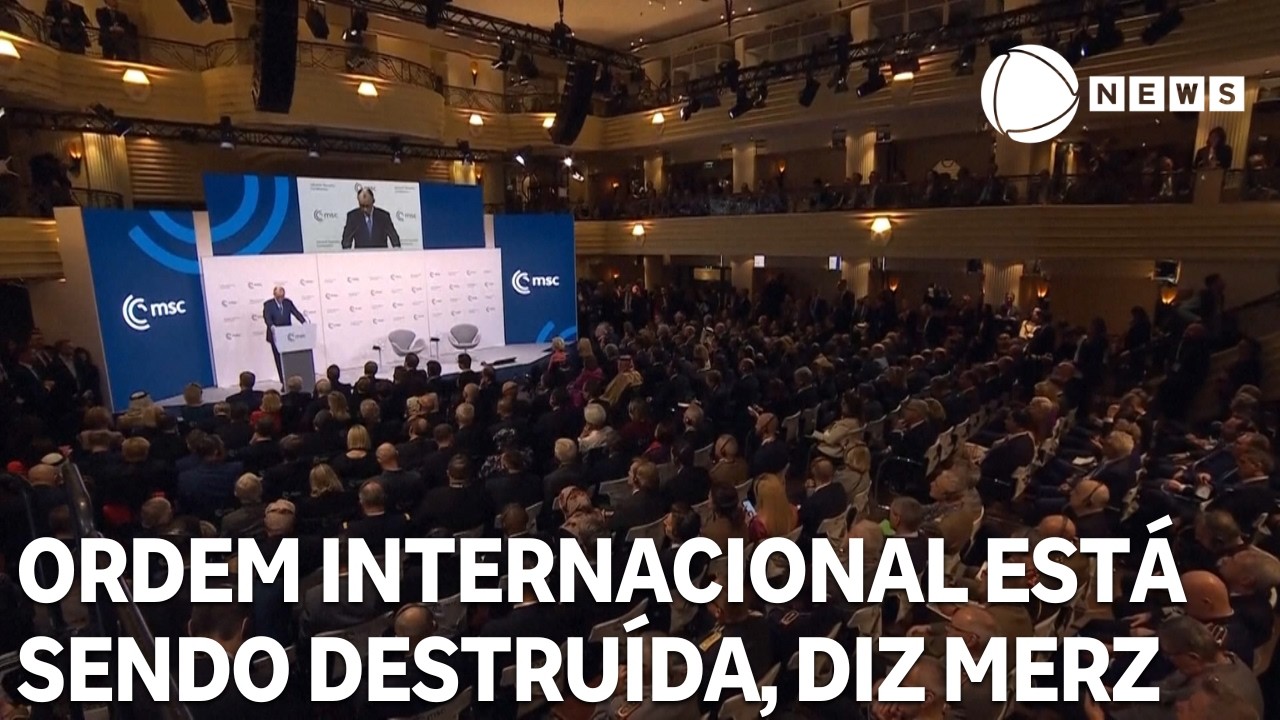 Merz afirma que ordem internacional está sendo destruída