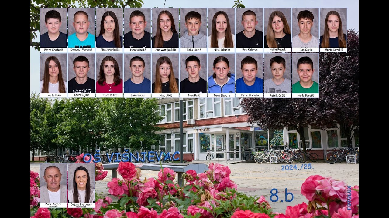 Osnovna škola Višnjevac godišnjak 8.b razreda školska godina 2024./2025.