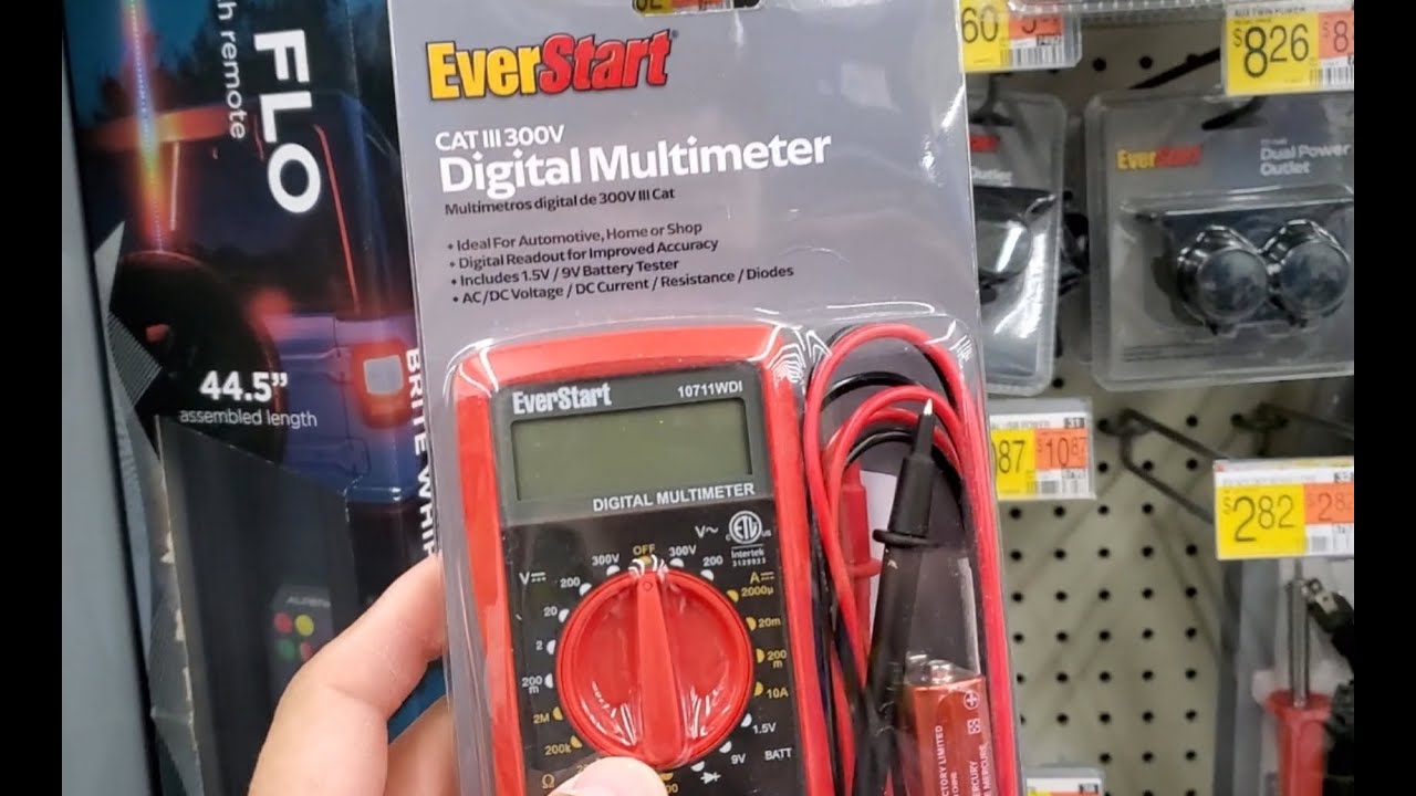 REVIEW- EverStart Value Automotive 300 Volt Digital LCD Multimeter- IS THIS ANY GOOD?