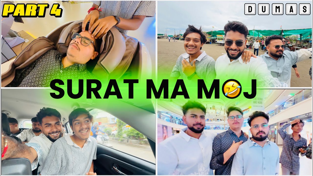 Surat Ma Moj 🤣 || Dumas || VRmall || Surat Vlog Part 4 