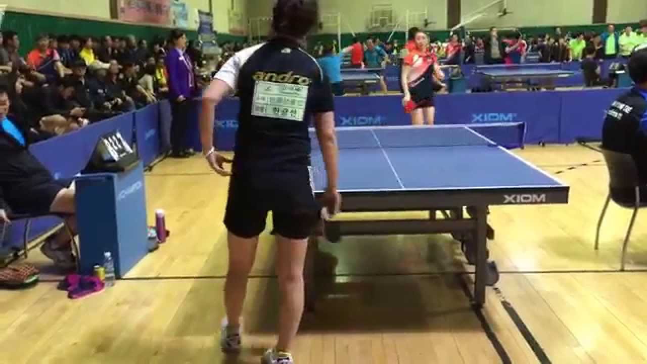 2015년 고양시장배 생활체육 탁구대회 단체전 한광선 Vs. 이승윤 5세트 경기