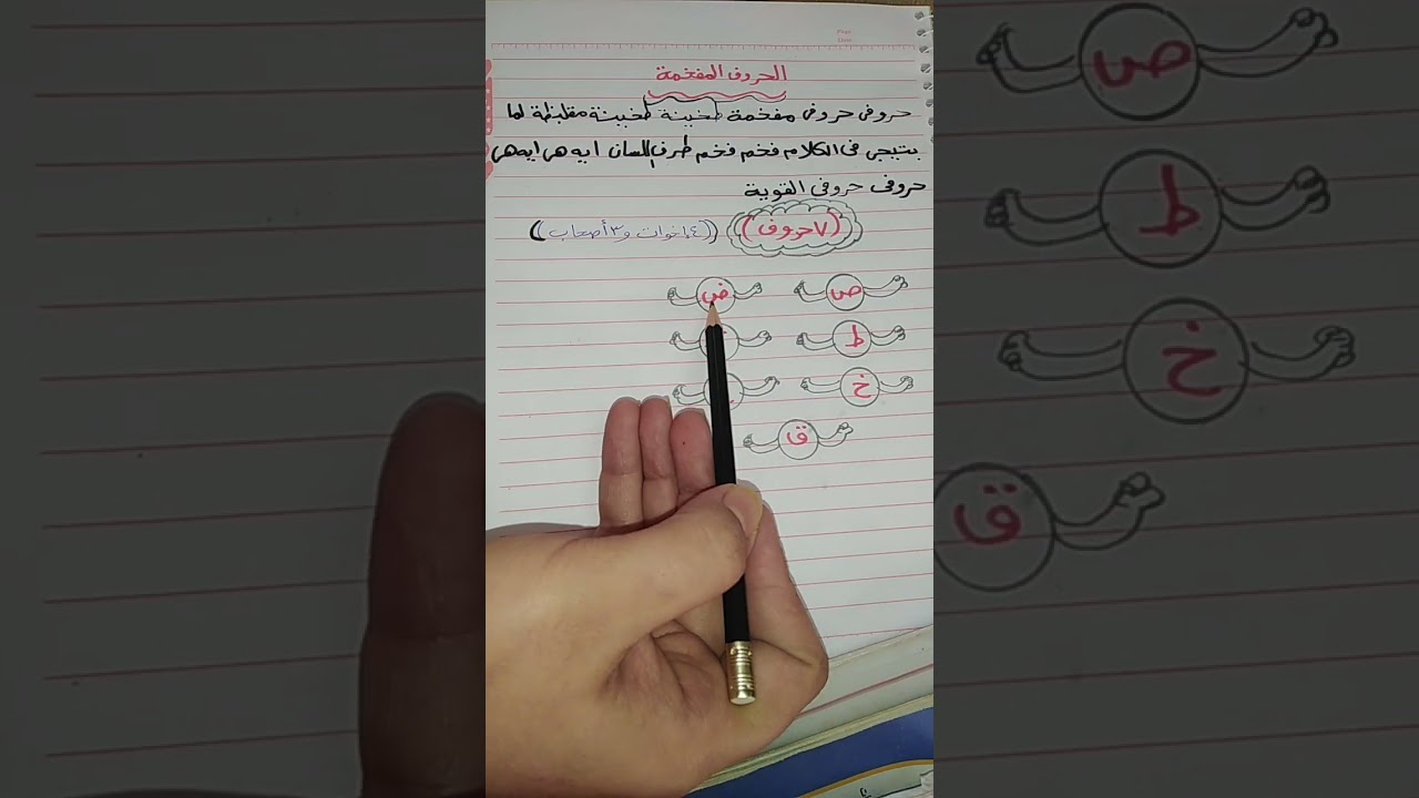 أسهل طريقه لشرح الحروف المفخمه بالأغنية وقصة جميله جداااا للأطفال💪