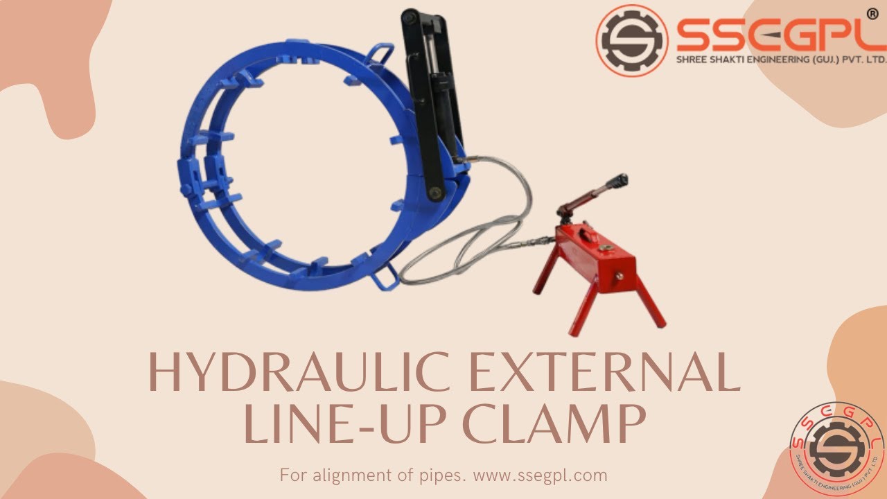 Hydraulic External Lineup Clamp |For alignment and welding of pipes in Oil and gas pipeline industry