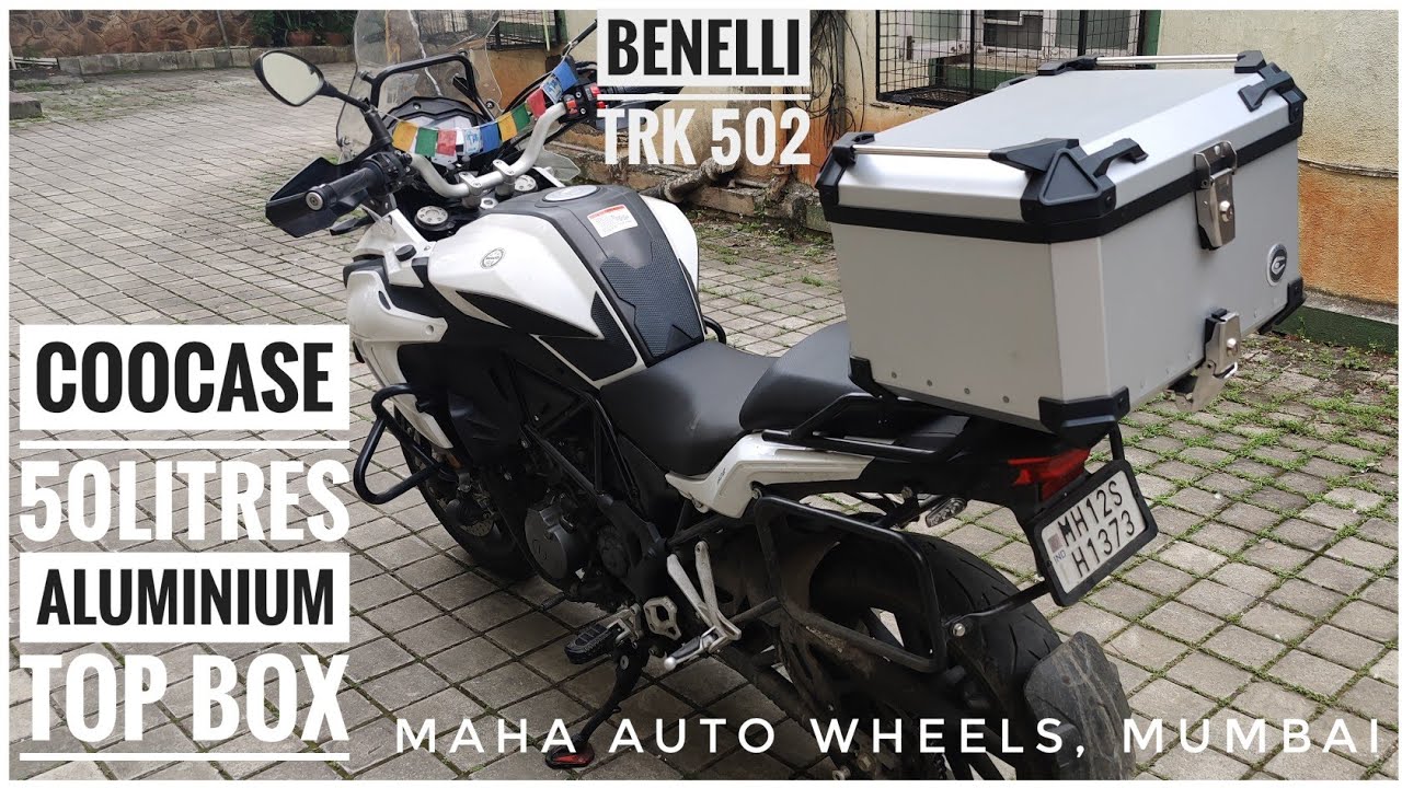 2019 Benelli TRK 502 | CooCase Q5 50 Litres Aluminum Top Box | Installation & Feedback | DNA VLOGS