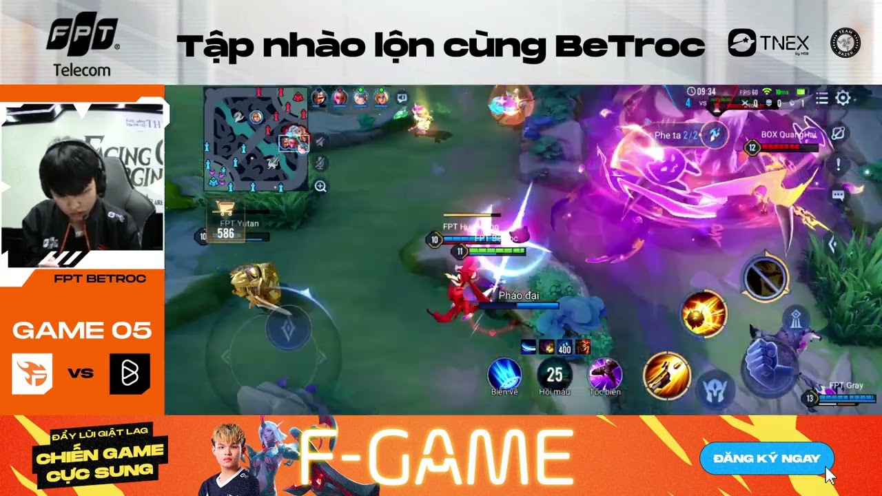 GÓC NHÌN TUYỂN THỦ: BETROC - FPT FLASH vs BOX GAMING - GAME 5
