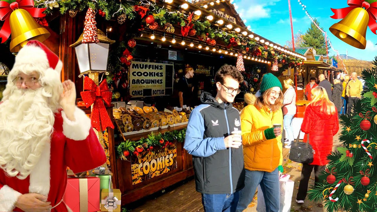 LIVERPOOL CHRISTMAS MARKET Full Daytime Tour 4k England United Kindom