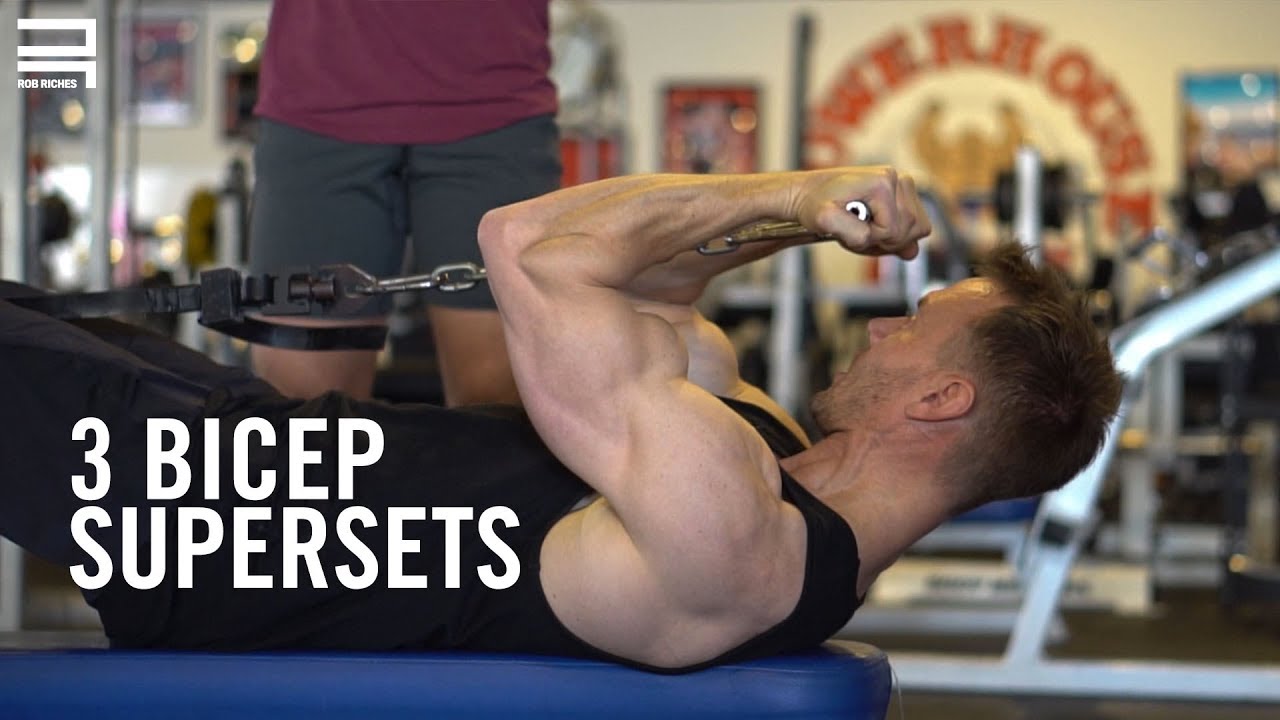 3 суперсета для прокачки бицепса