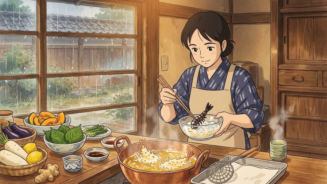Cozy Traditional Cooking | Ghibli Style Slow Living | Ghibli Style Cooking