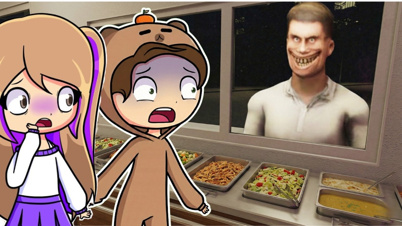 NUNCA VENDAS COMIDA a las 3AM en Roblox Scary Shawarma Kiosk con LYNA!