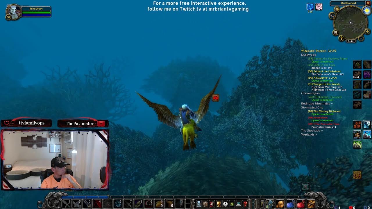 World of Warcraft - TBC Classic Leveling my Draenei Hunter