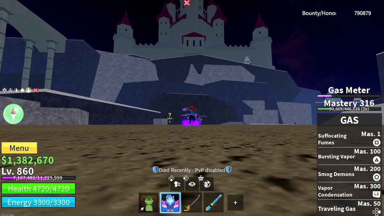 Day 8 of beating blox fruit!!!sea 2