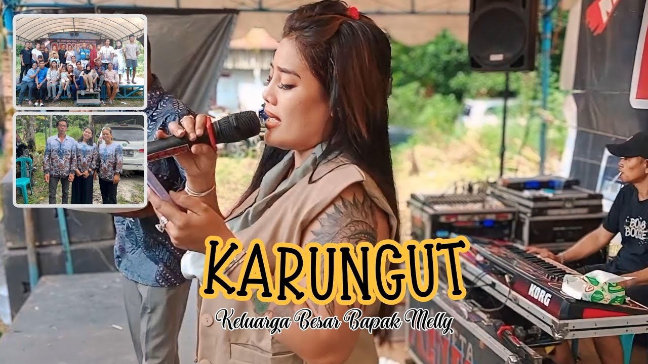 karungut Bay Amelia Santy ll acara syukuran keluarga besar Indu melly Bp Melly Banturung