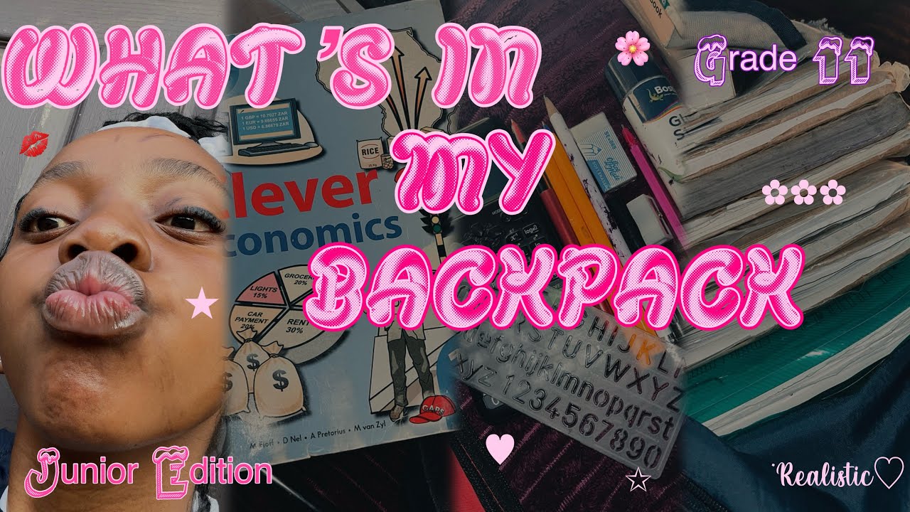 What’s In My SCHOOL Bag?📚|2025|Grade11|#southafricanyoutuber 💗