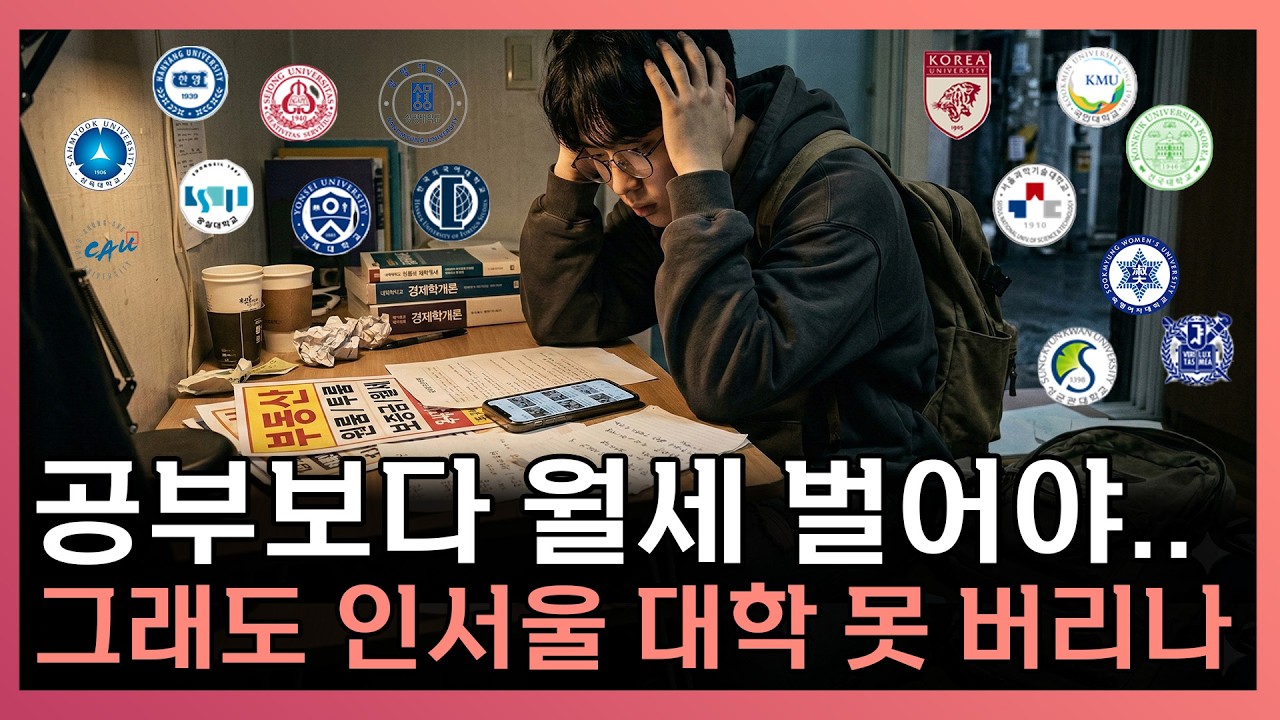 학점보다 월세가 급합니다..월세 지옥 속에서도 인서울 못 잃는 청춘들 [T같은F]