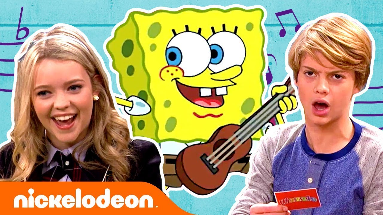 SpongeBob SquarePants Cover Songs 🎵 Campfire Song + Ripped Pants | #MusicMonday