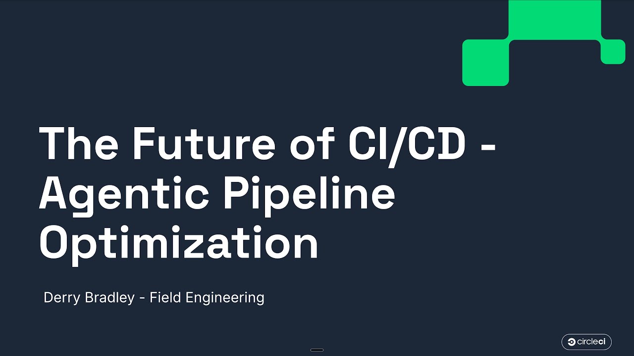 The Future of CI/CD: Agentic Pipeline Optimization