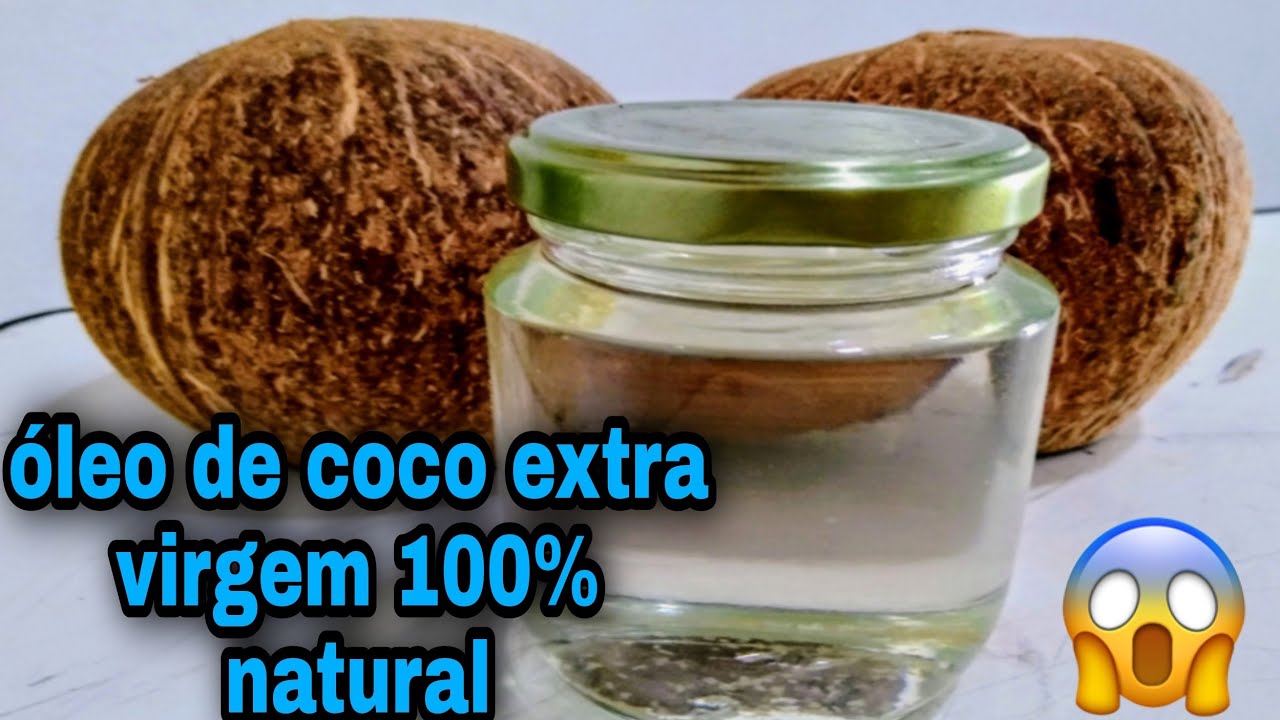 COMO FAZER ÓLEO DE COCO CASEIRO  EXTRA VIRGEM 100% NATURAL O MELHOR 😱