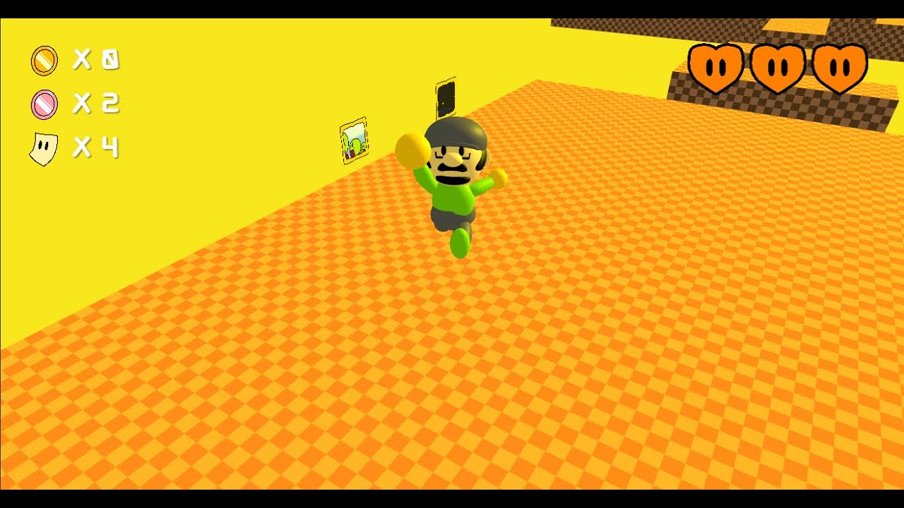 Super Mario 64-Type Game in #gdevelop