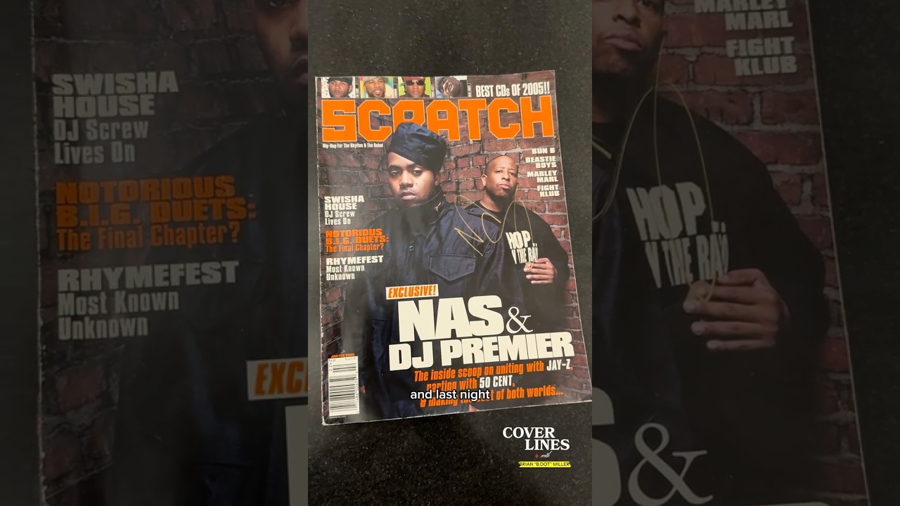 Nas подписывает контракт с журналом Scratch 2006; внутри массового мероприятия Mass Appeal в Нью-...