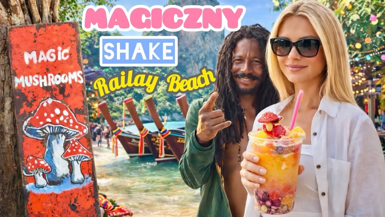 Spr&oacute;bowałam Happy Shake na Railay Beach&hellip;  i najpiękniejszy zach&oacute;d słońca w Krabi 🇹🇭