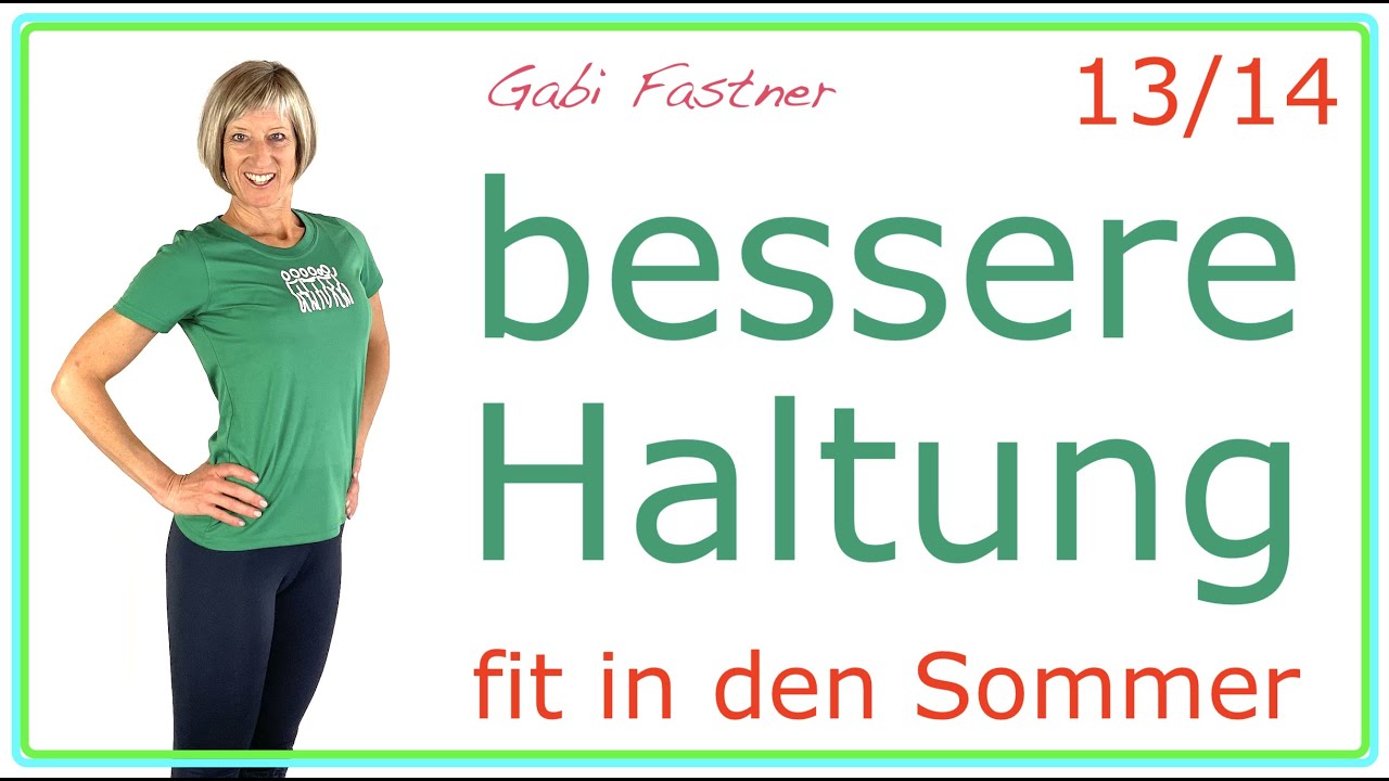 13/14😎45 min. für bessere Haltung und Figur | ohne Geräte