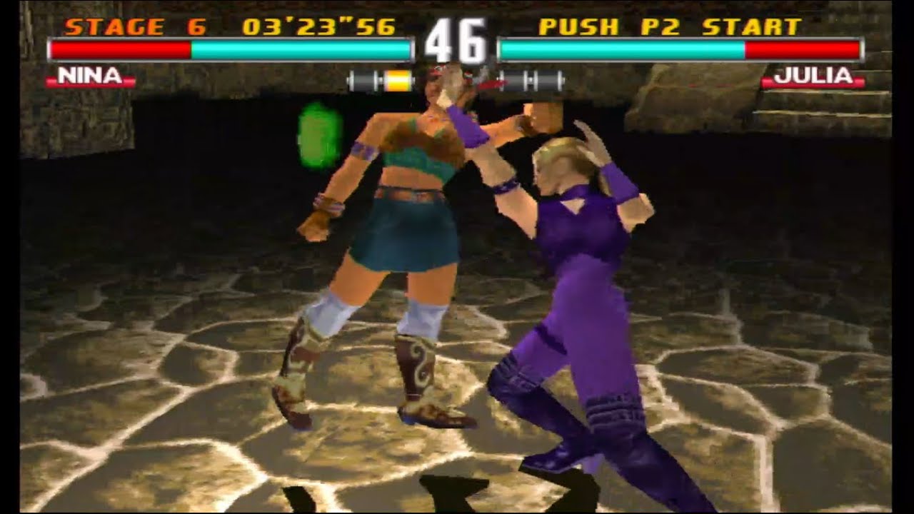 Tekken 3 (arcade version) nina (1P outfit) (2 rounds)