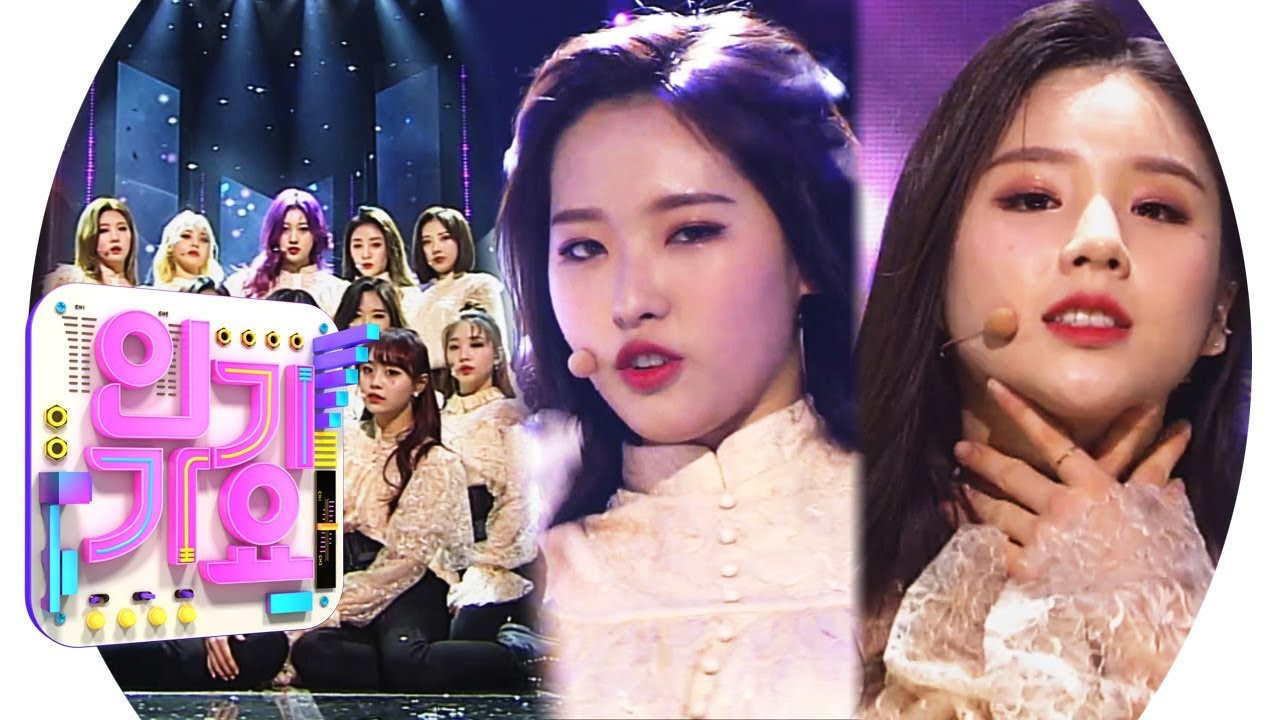 LOONA (девушка месяца) - Butterfly @ популярная песня Inkigayo 20190303