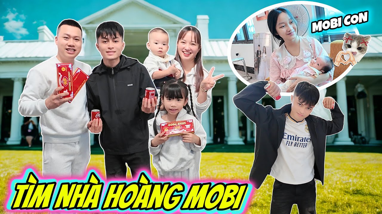 Tìm Nhà Hoàng Mobi Thăm Mobi Con - Gia Đình MiMi Gặp Mặt Chụp Ảnh Và Xin Chữ Ký Hoàng Mobi