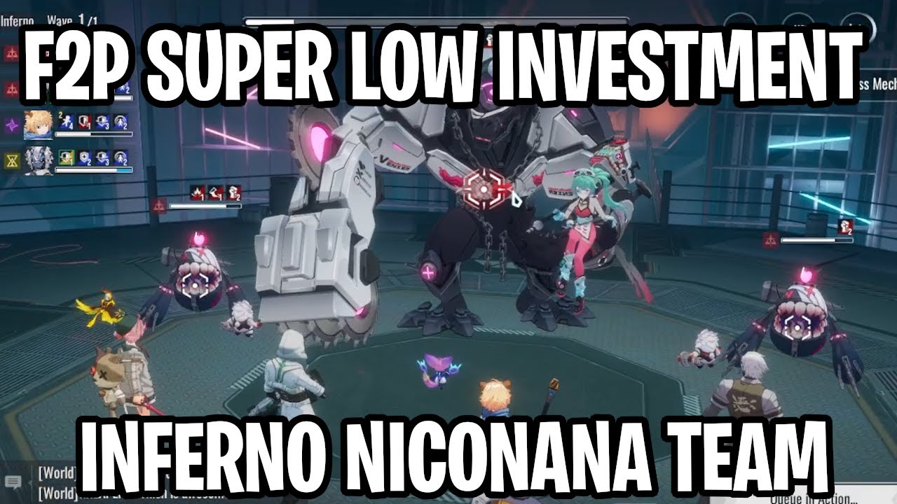 Inferno NicoNana  - Another SUPER F2P Friendly Team - Zero to Hero Ep. 7 [Etheria: Restart]