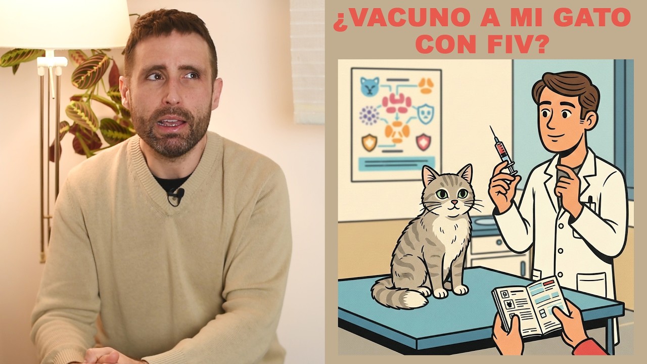 ¿Son seguras las vacunas para un gato con FIV sin síntomas?