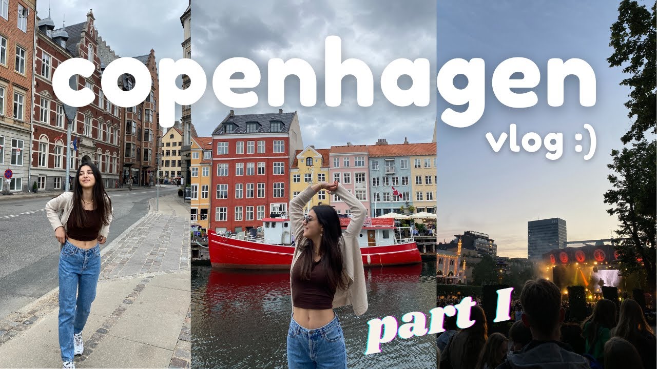 Kopenhag Vlog pt. 1 (erasmus) | Nyhavn, Tivoli Gardens, ilk gün