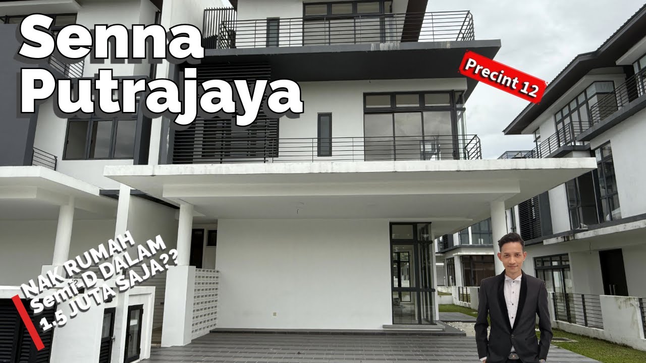 SENNA @P12 | Rumah SEMI D 4000 SQF 6 BILIK! Dalam Putrajaya Harga RM1.5M Sahaja, Jom Kita Tour!