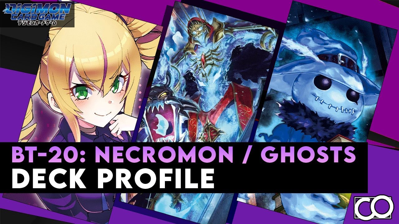 BT-20 Necromon and His Ghostie Pals Deck Profile! (Digimon Card Game)