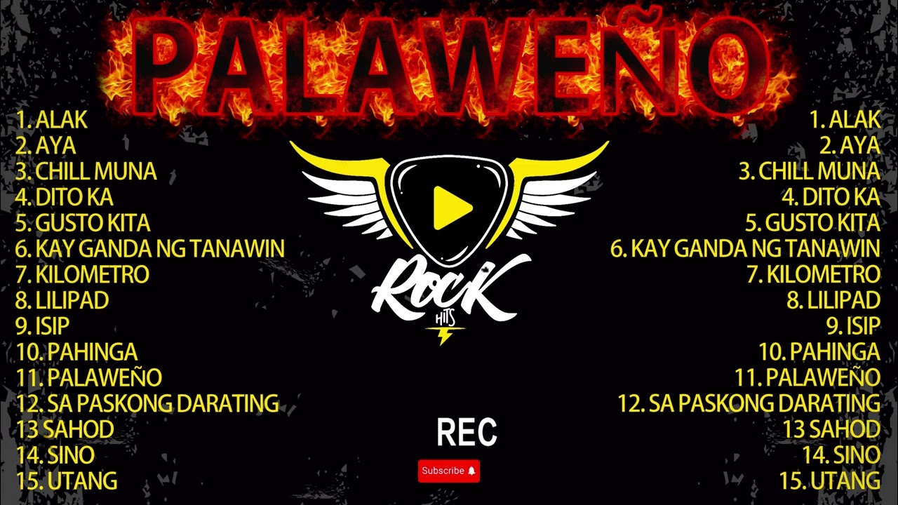 PALAWEÑO - OPM Rock Music Playlist | Pinoy Rock Songs 2025